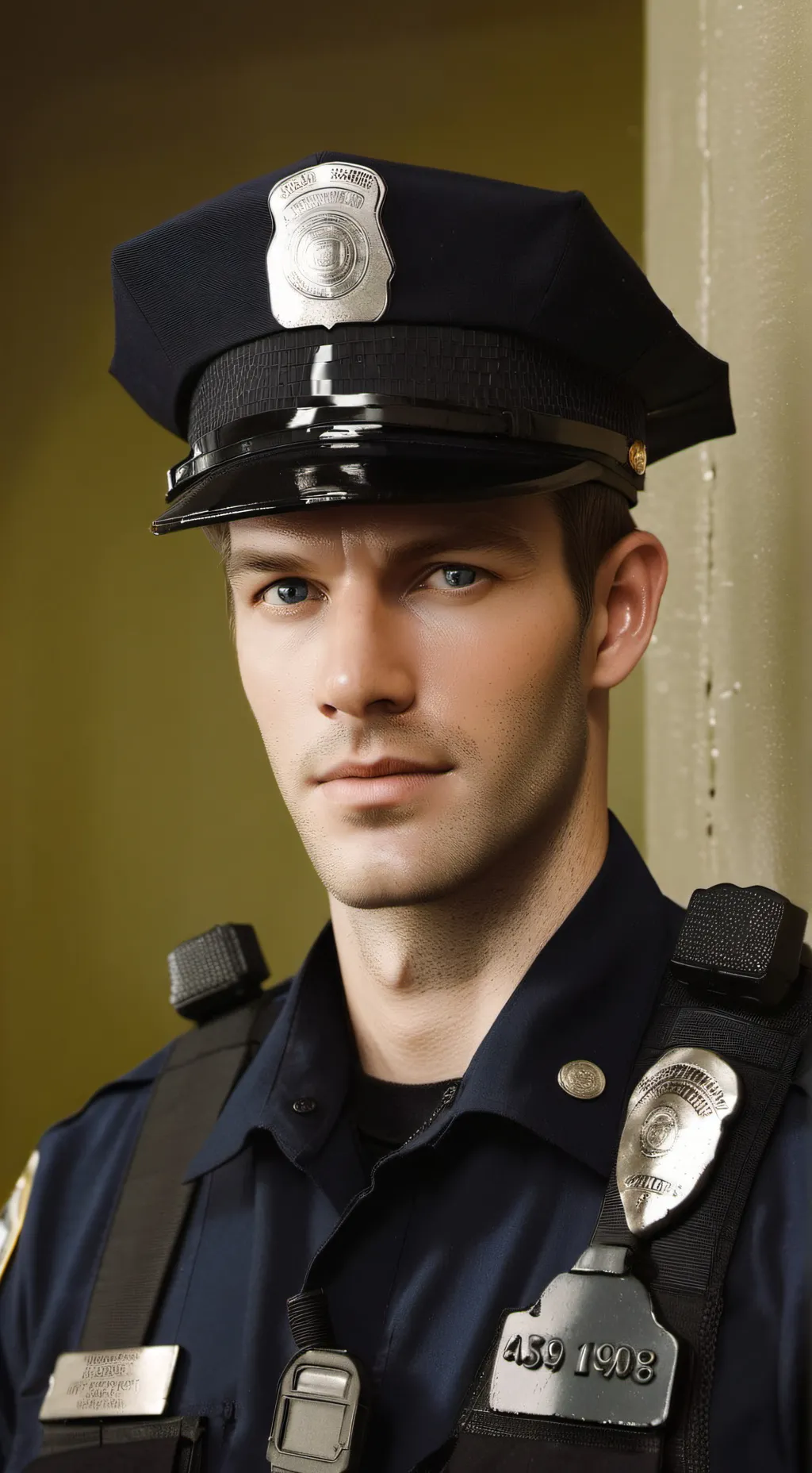 ai character: Officer Matthew  background