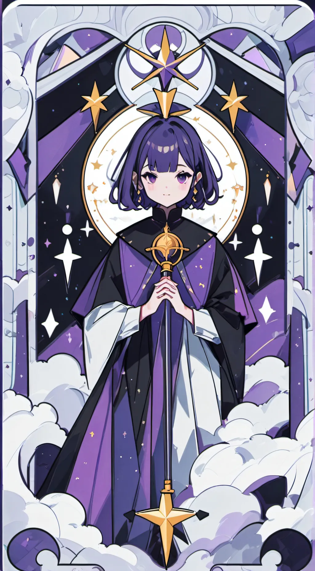 ai character: Aurora background