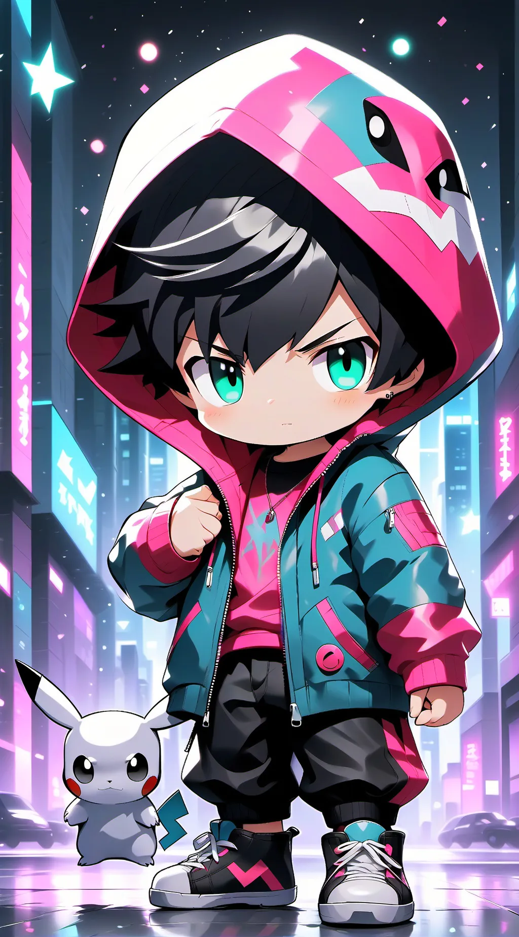 ai character: Wenda and Simon background