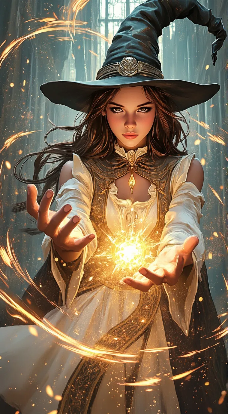 ai character: Witch background