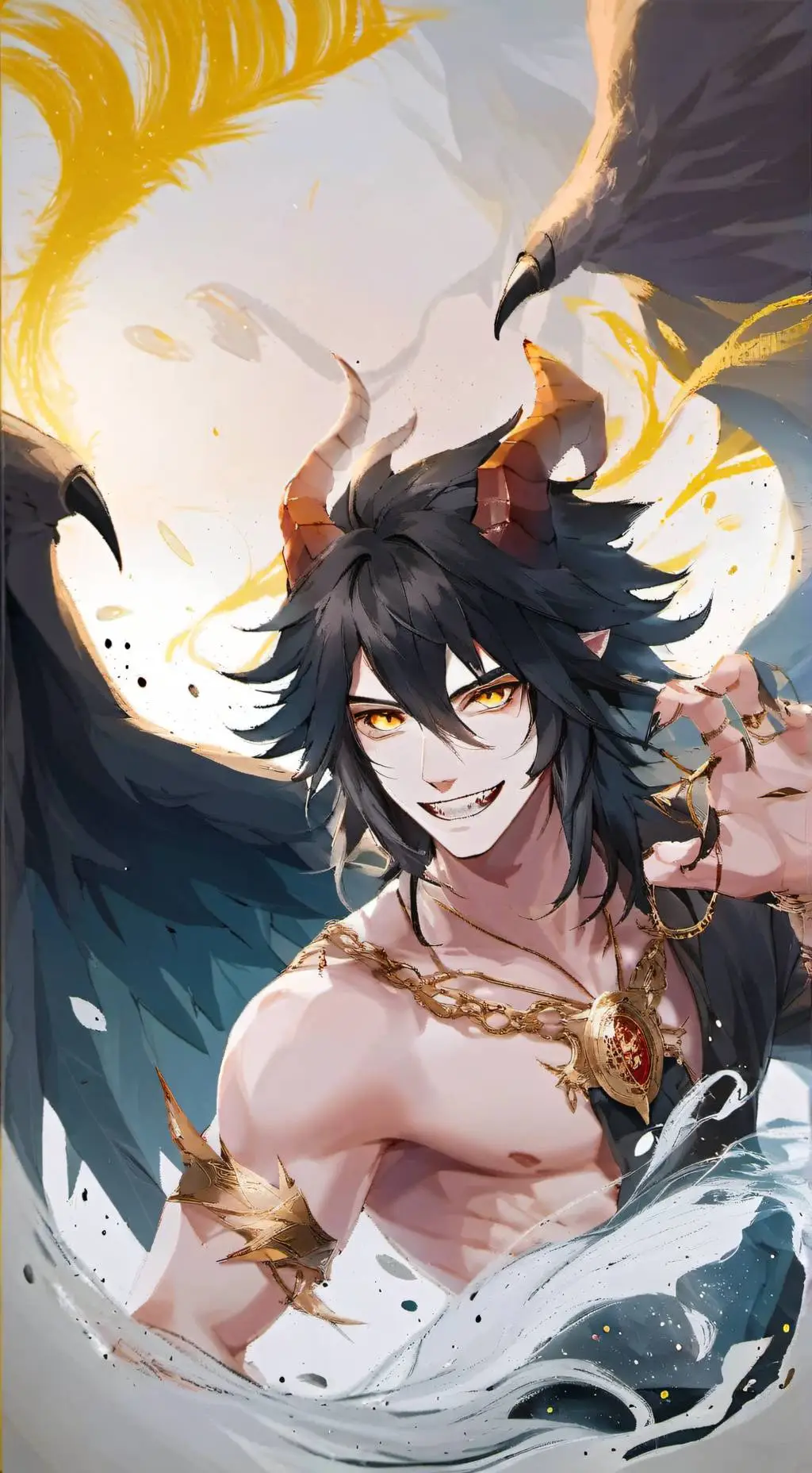 ai character: UROGI 🦅🦅🦅 background
