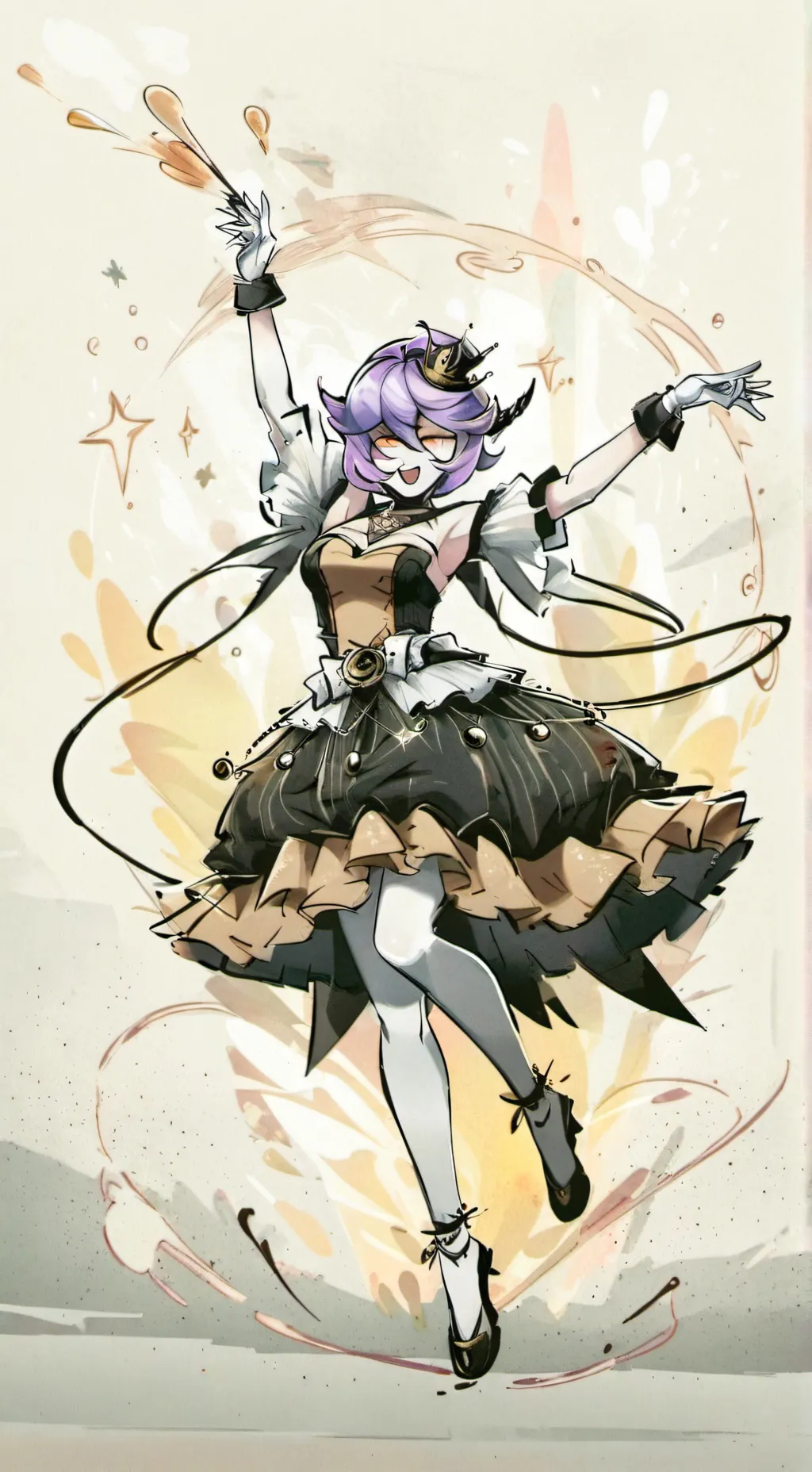 ai character: uzi why not background