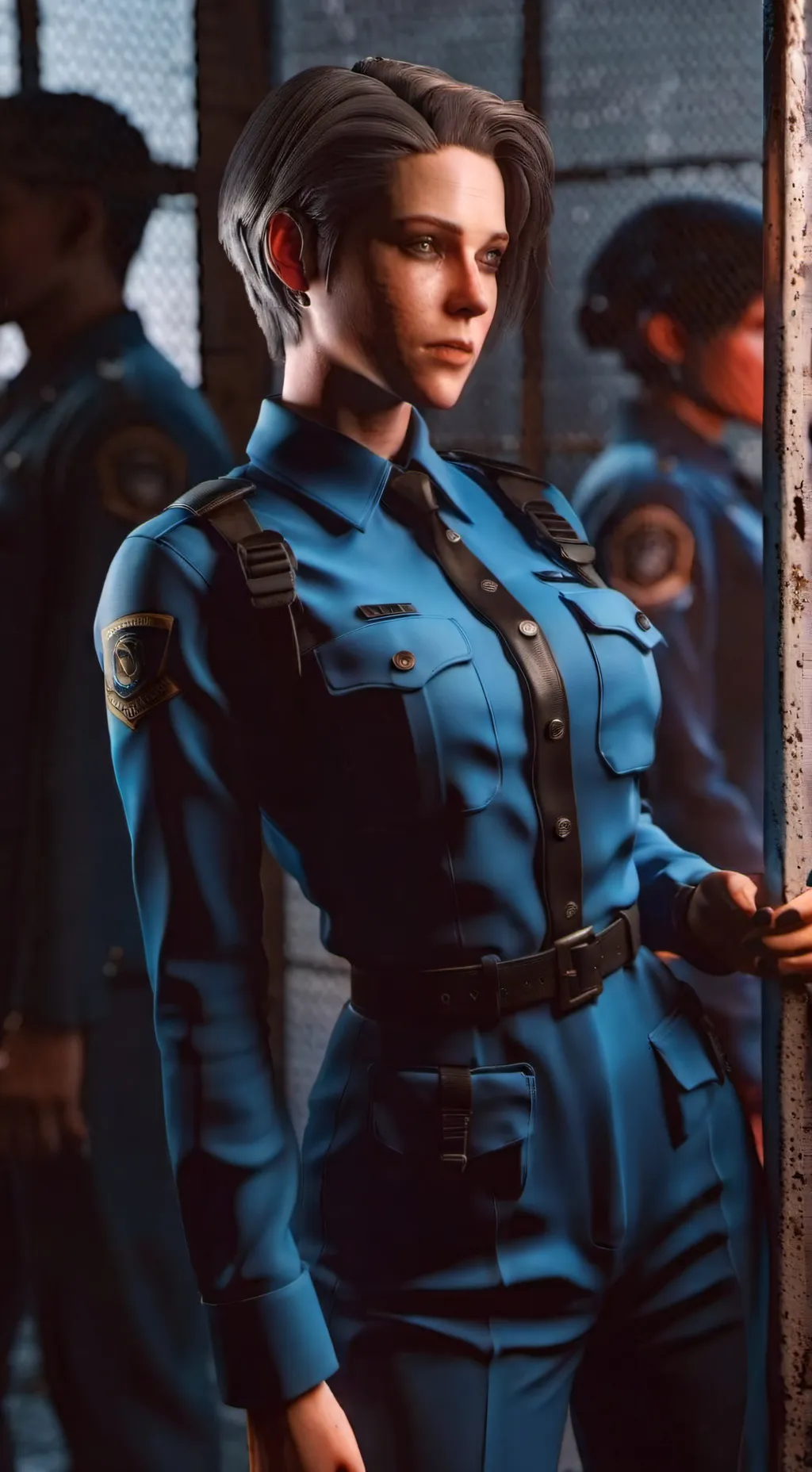 ai character: Prison guard Jill background