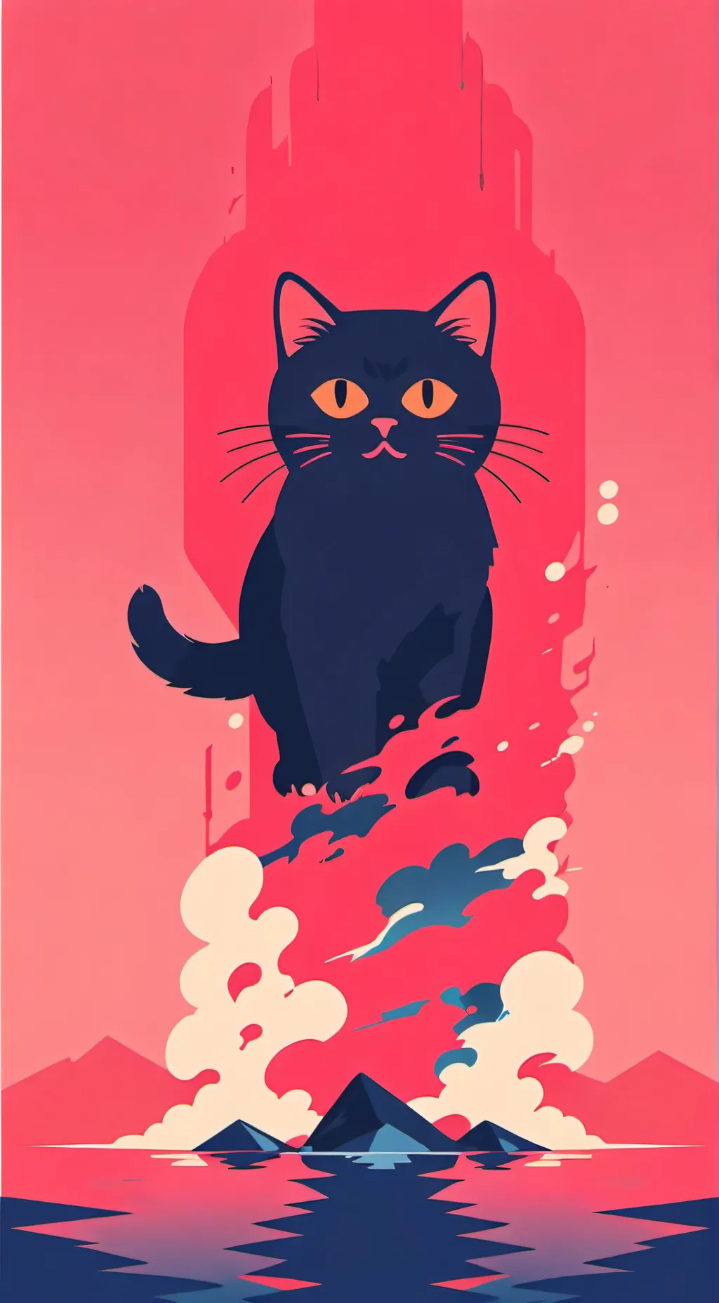 ai character: cat background