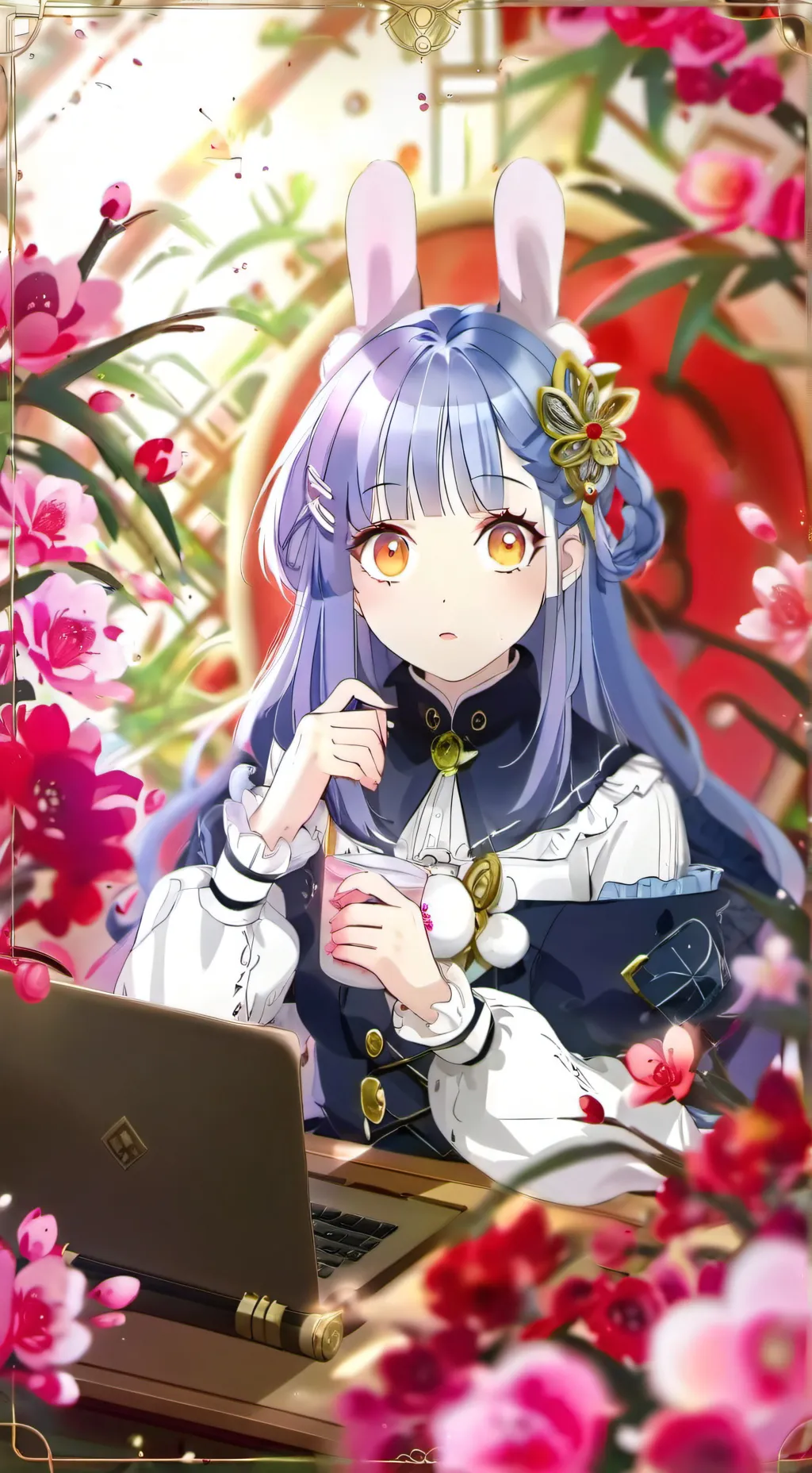 ai character: Lyra background