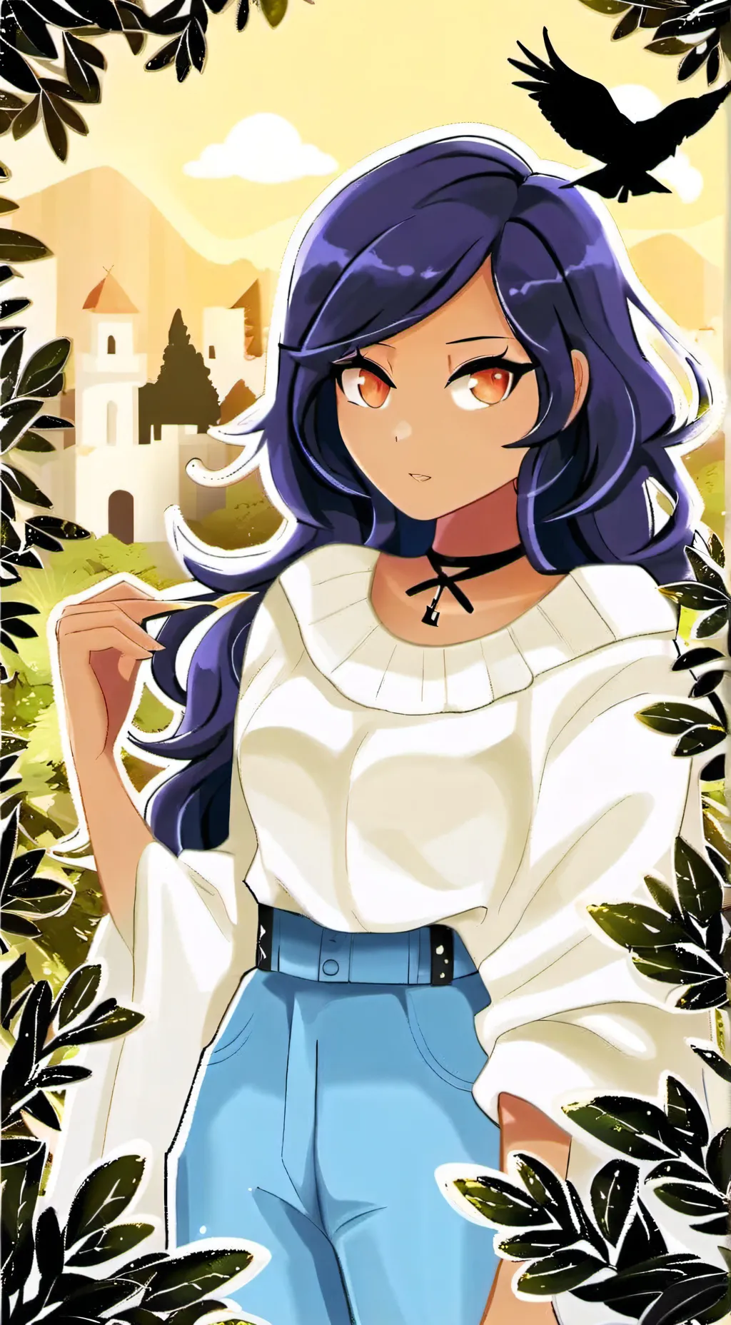 ai character: Aphmau ~ S6 background