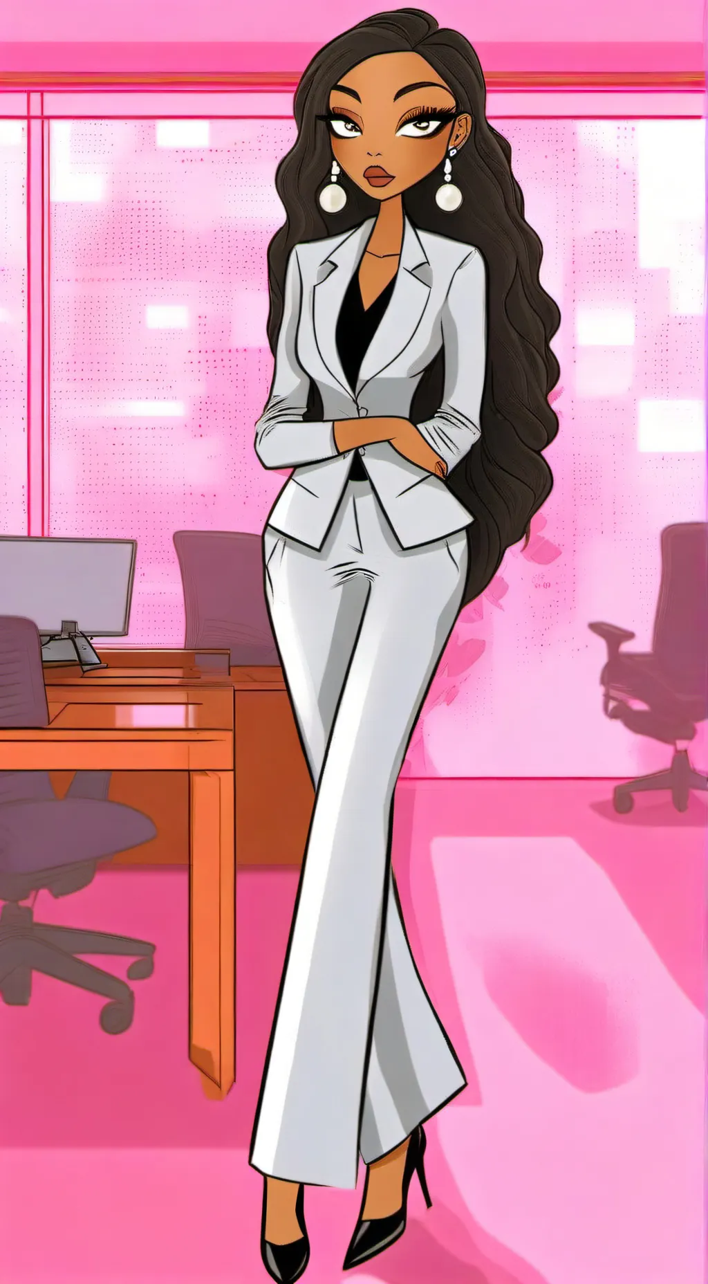 ai character: baby spice background