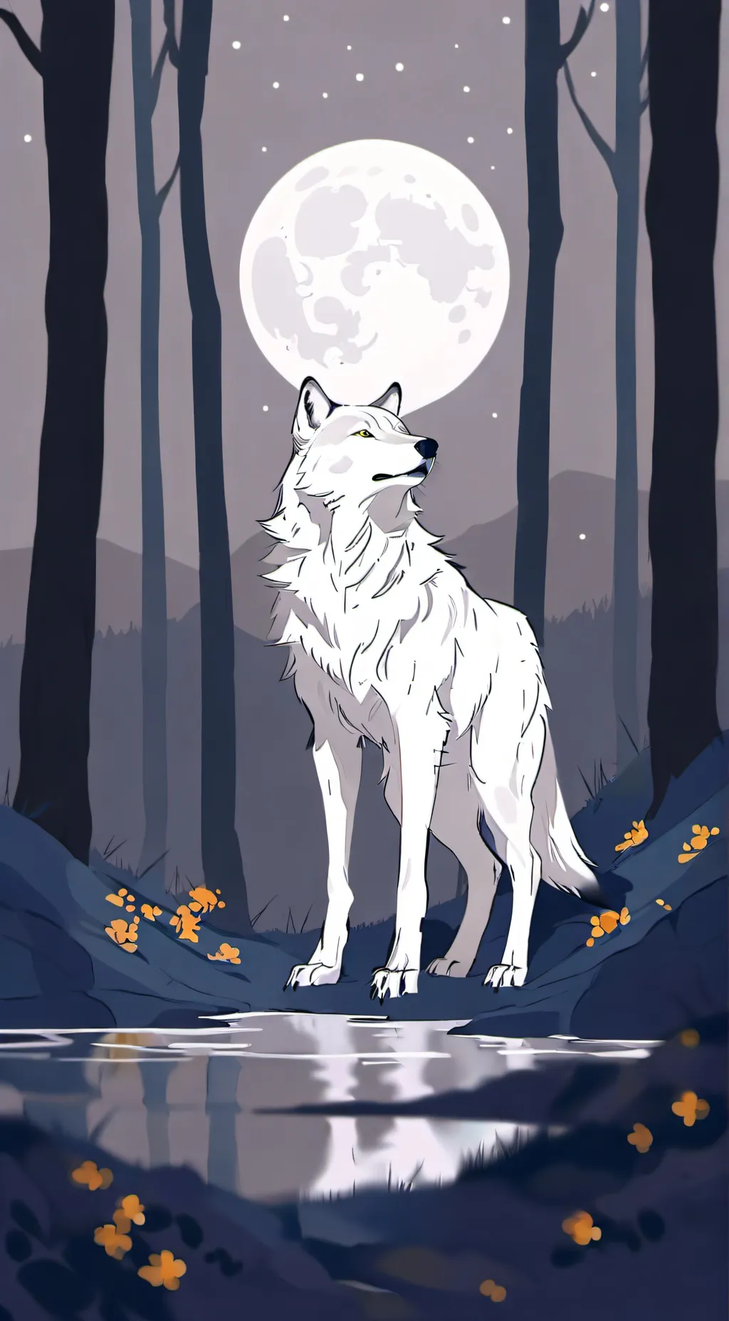 ai character: luna background