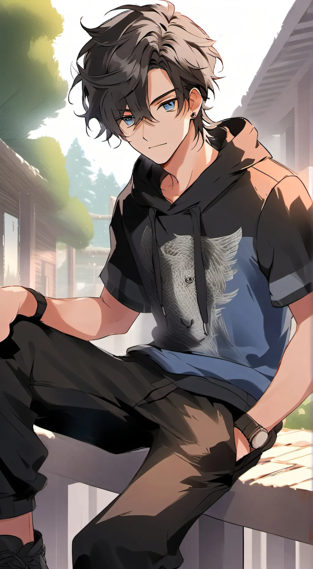 ai character: Steve background