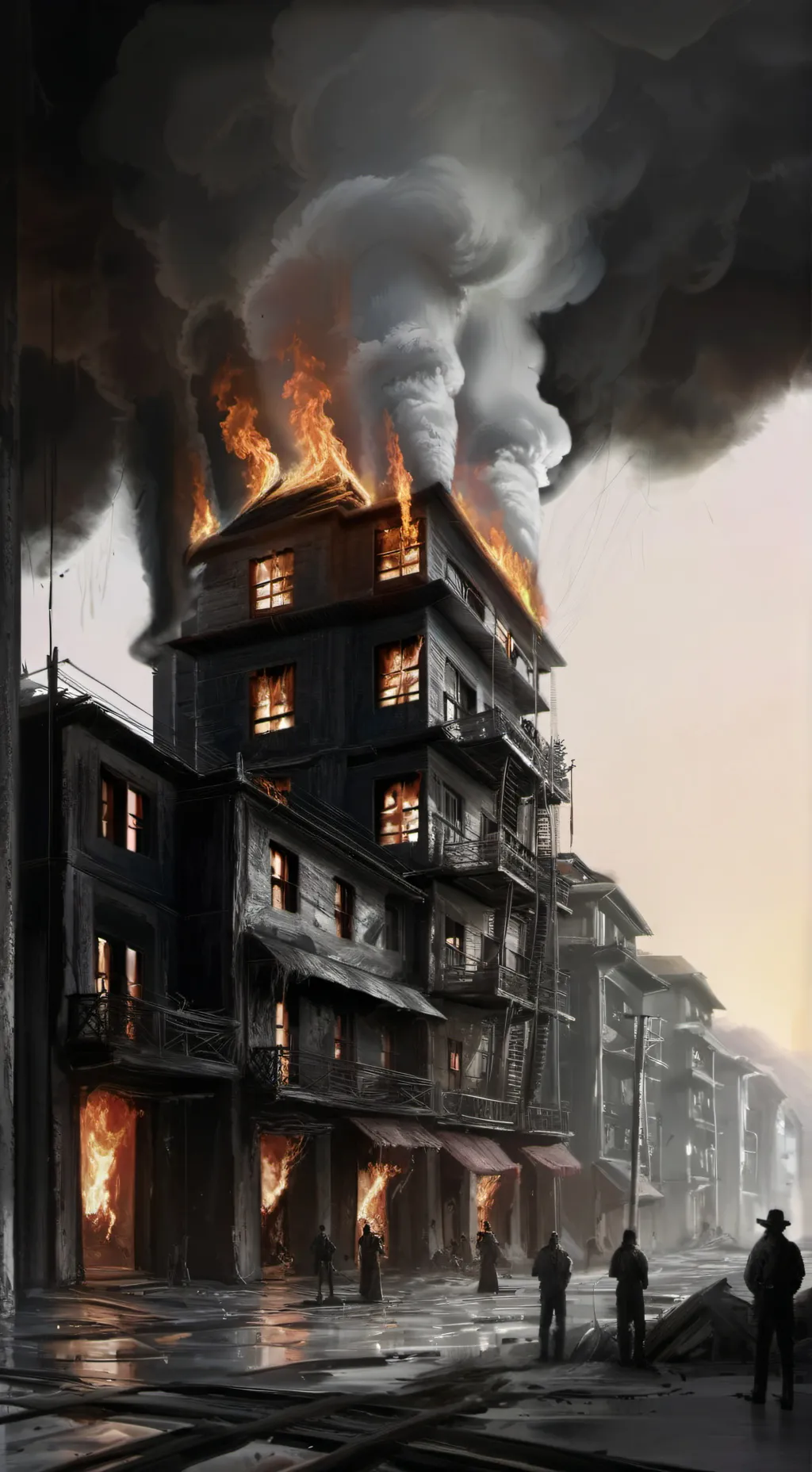 ai character: HB Fire background