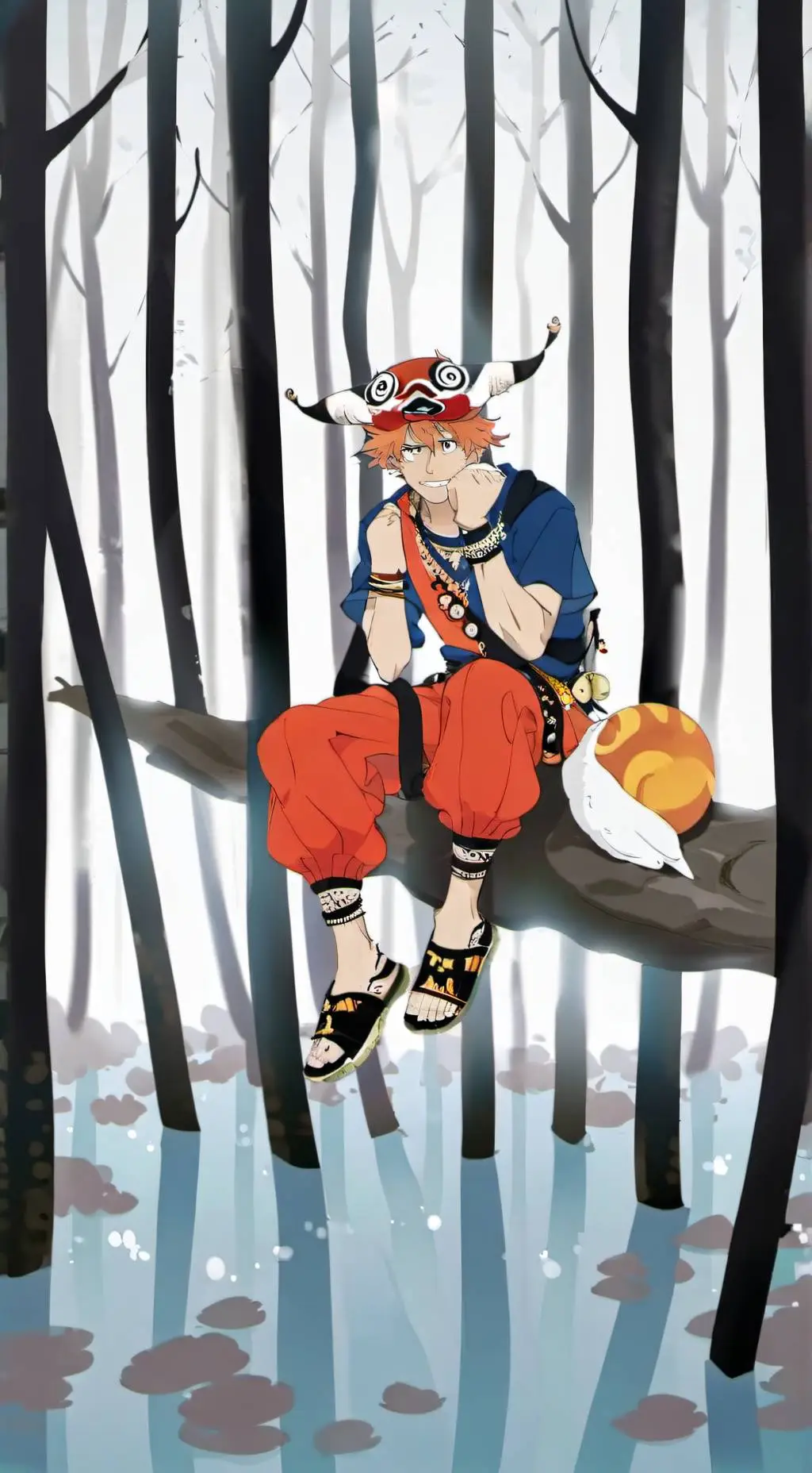 ai character: Strawhat pirates background