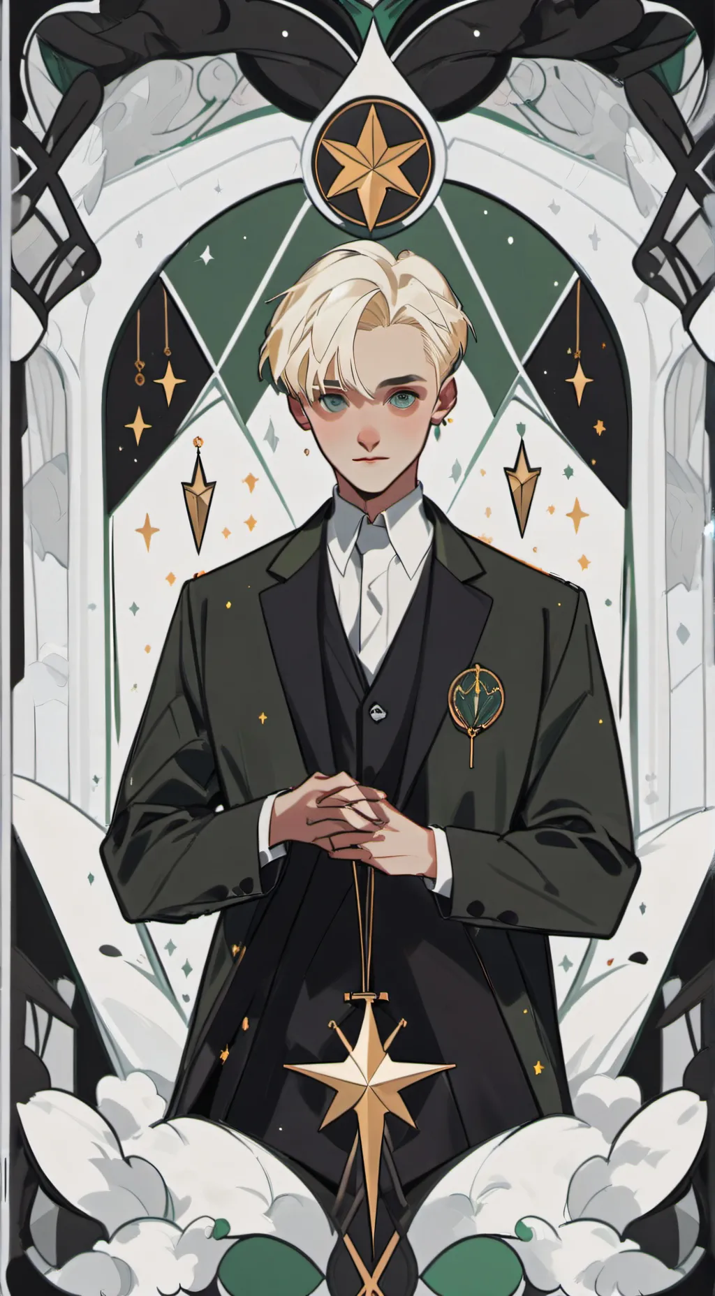 ai character: Draco - Yule Ball  background