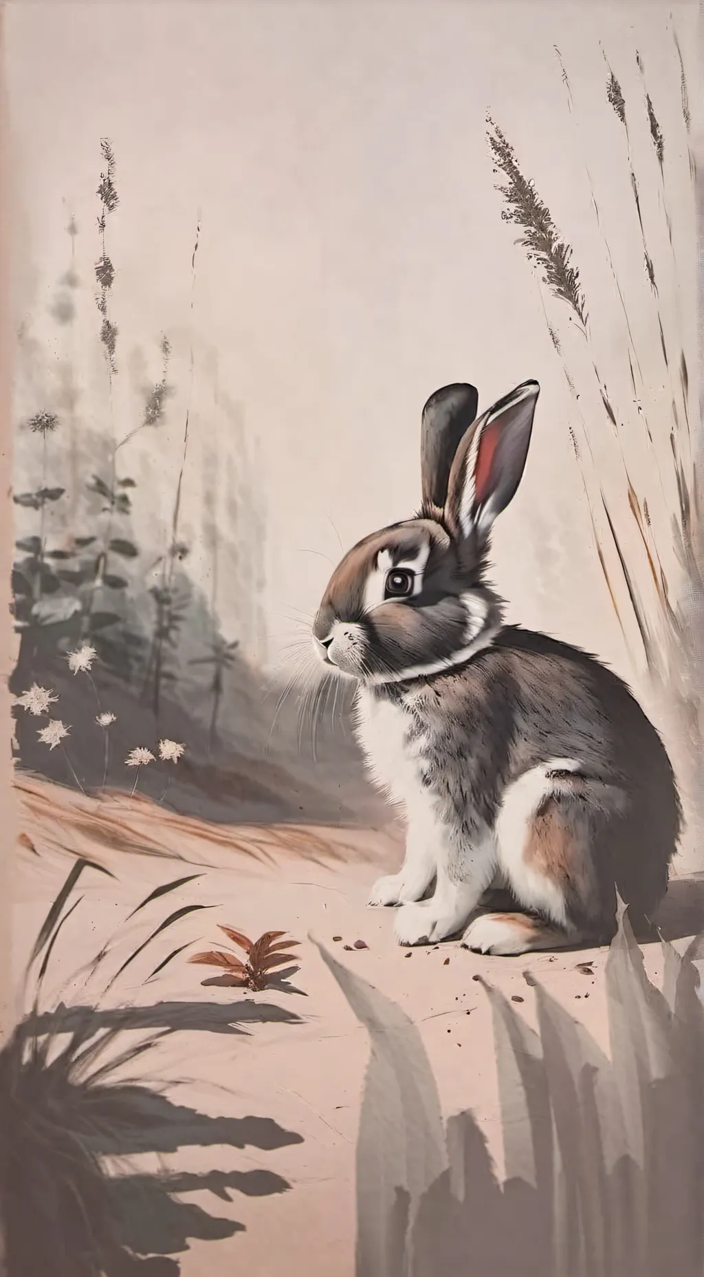 ai character: Tulip background