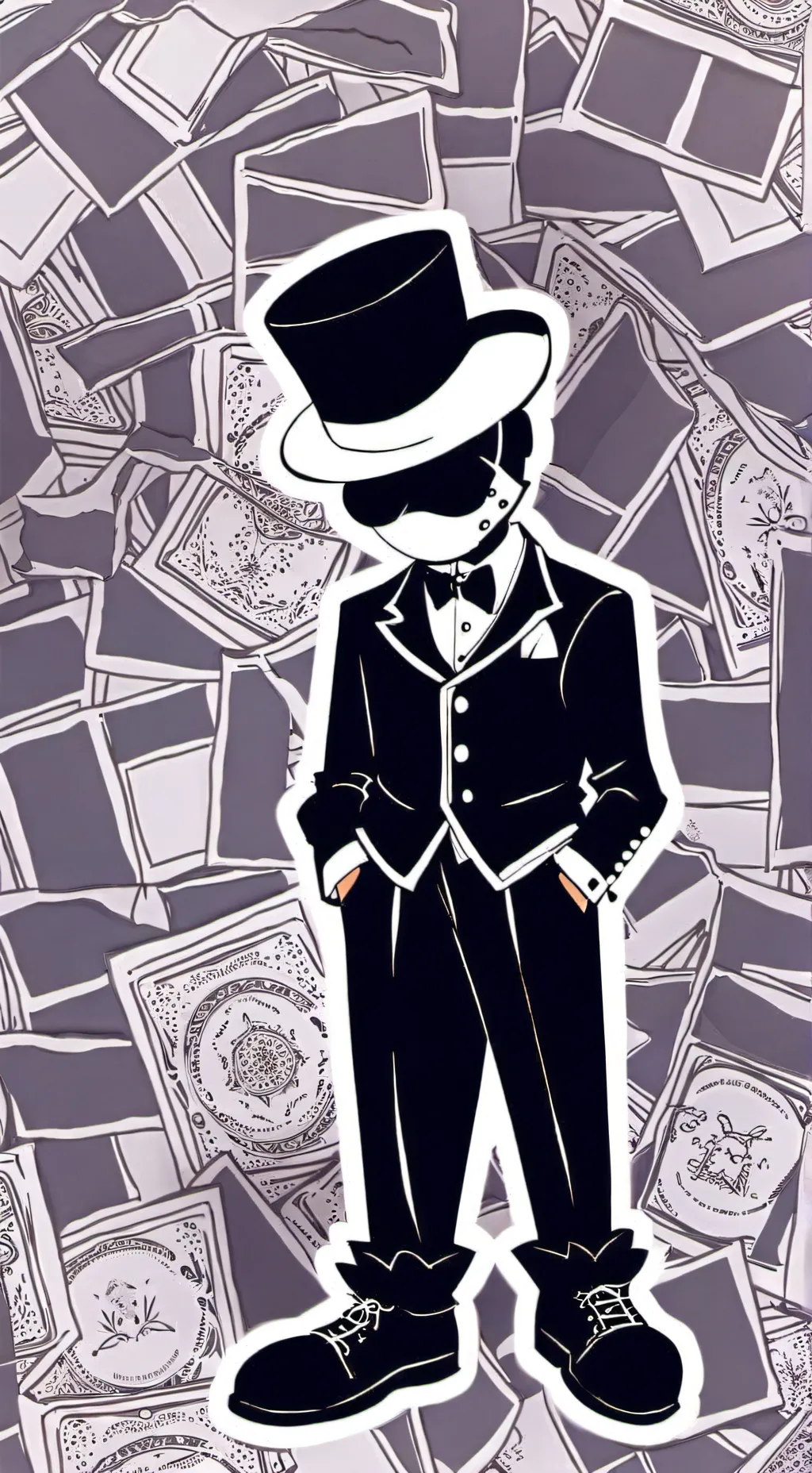 ai character: black? background