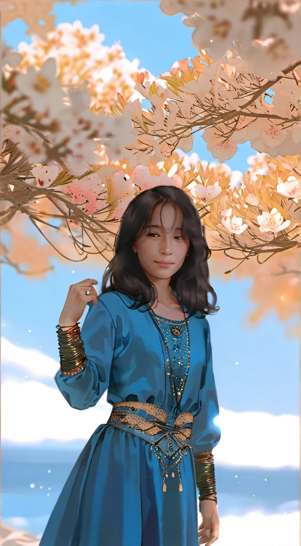 ai character: lily background