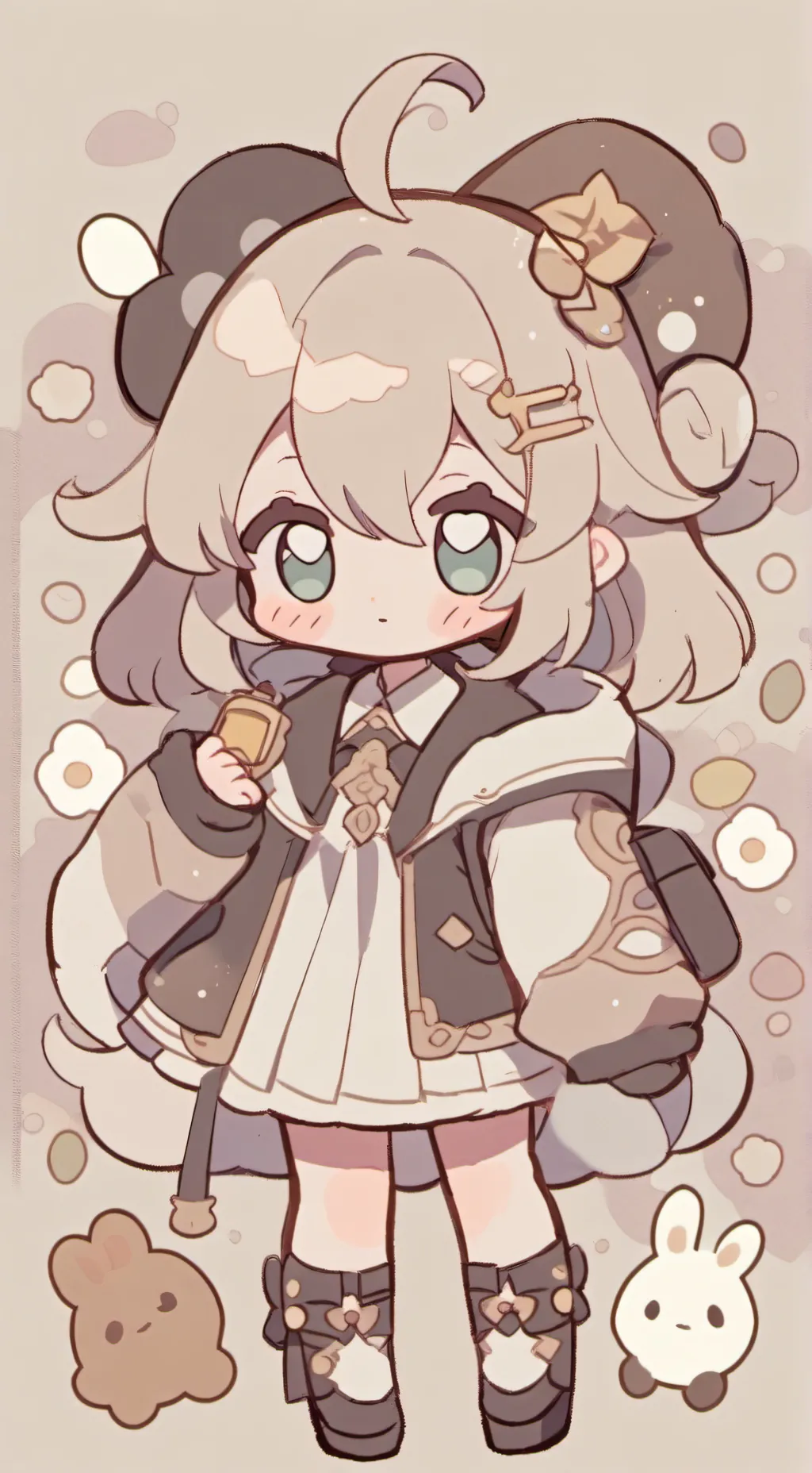 ai character: teddy  background