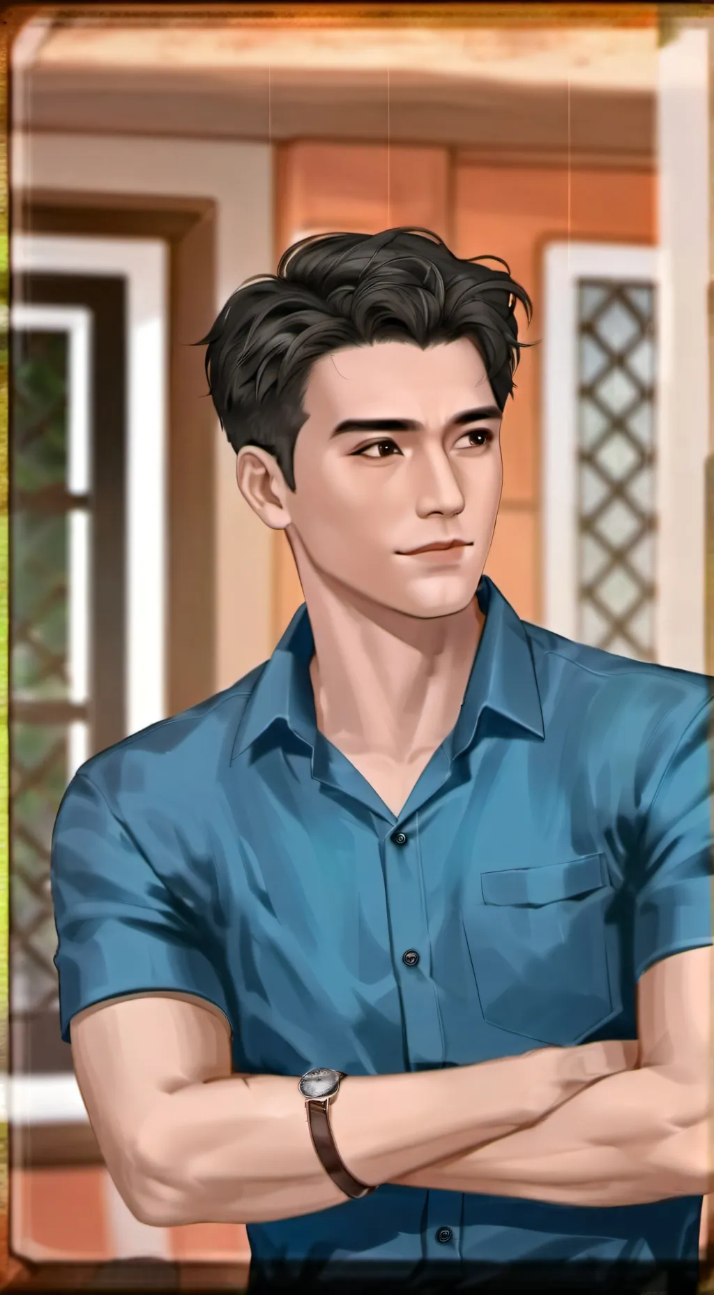 ai character: Kiross seyer  background