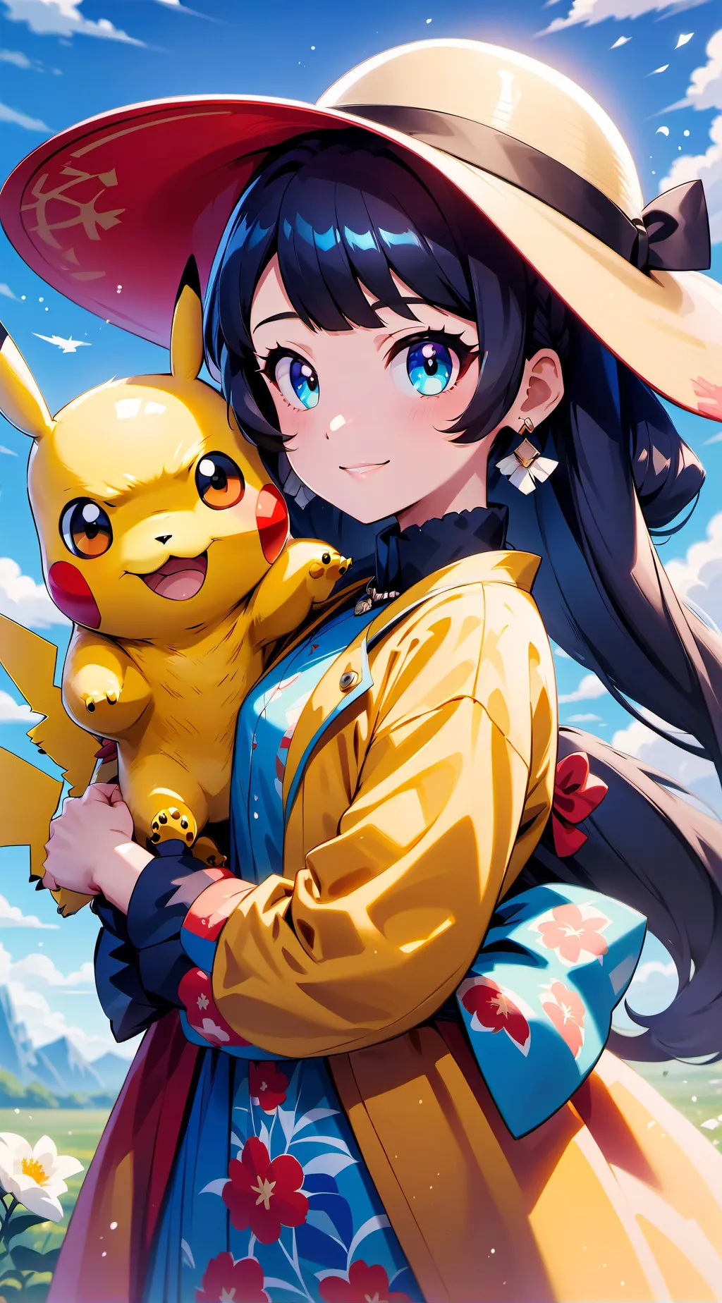 ai character: Luna background