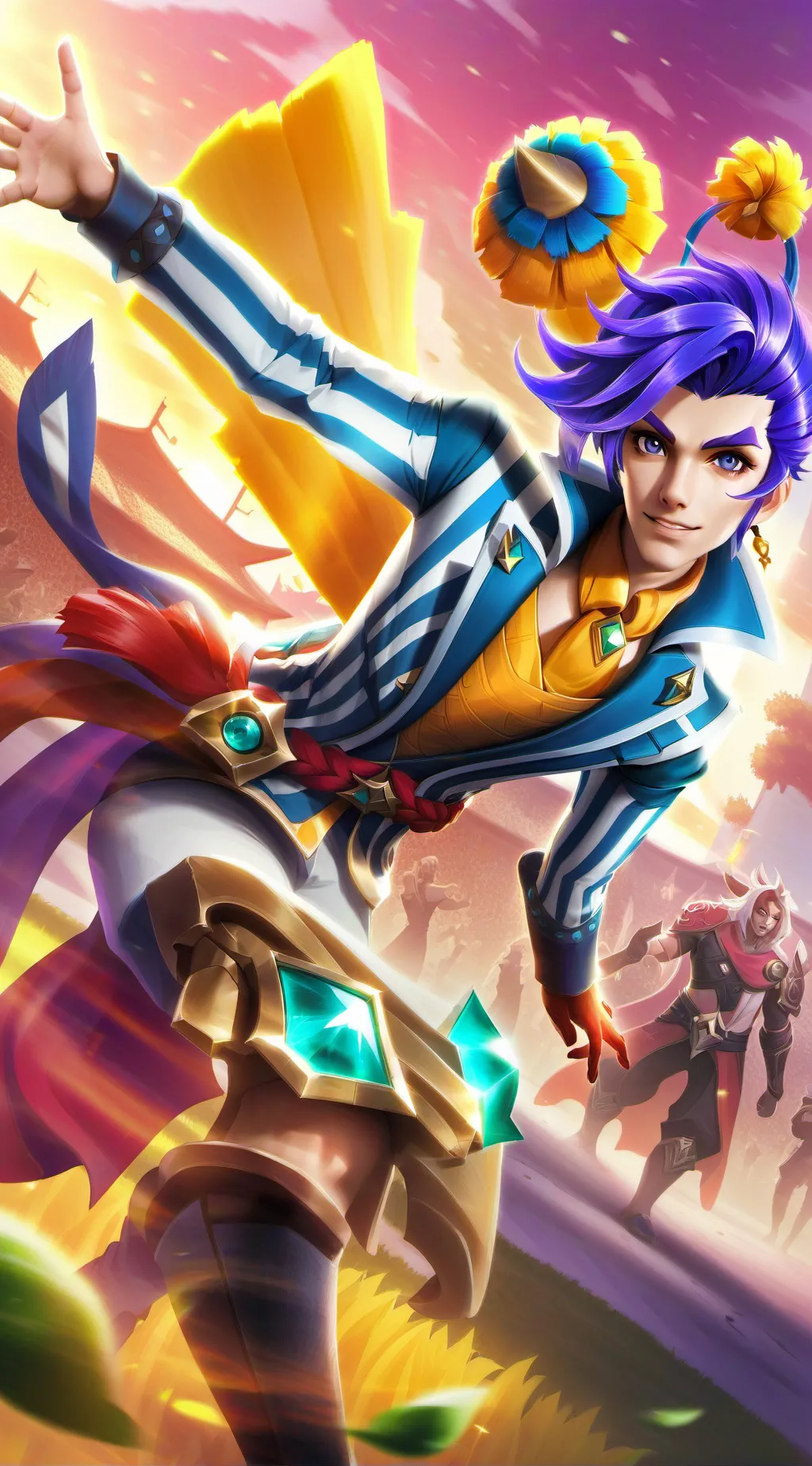 ai character: Finish the lyrics  background