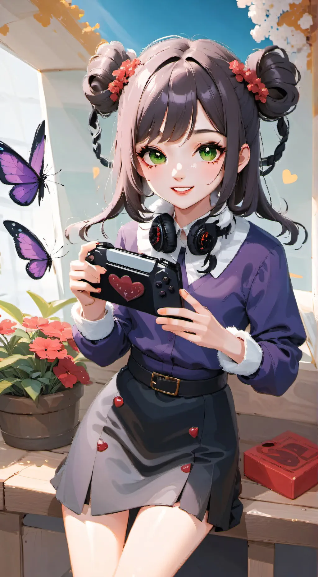 ai character: Marionberry background