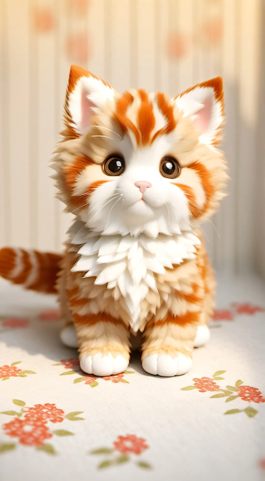 ai character: Browniw background