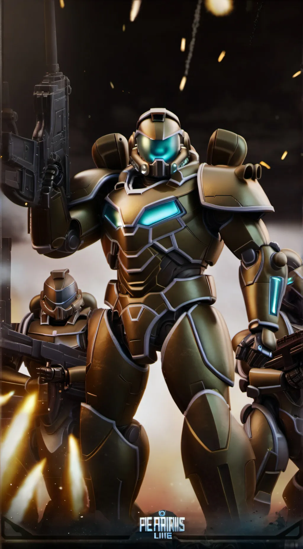 ai character: Iron Marines background