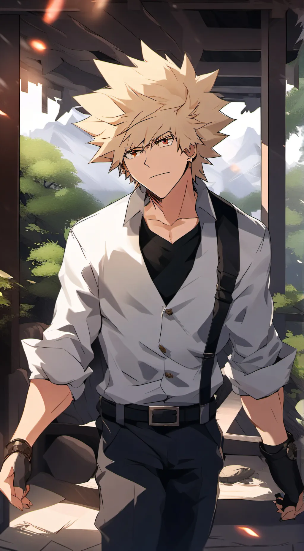 ai character: Bakugo background