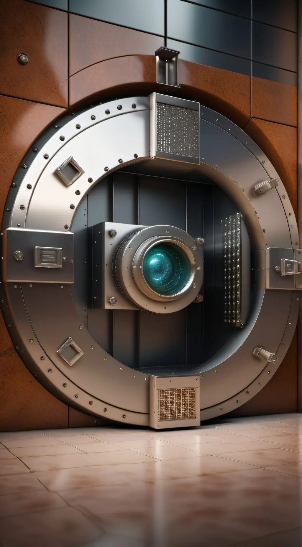 ai character: Secret Vault background