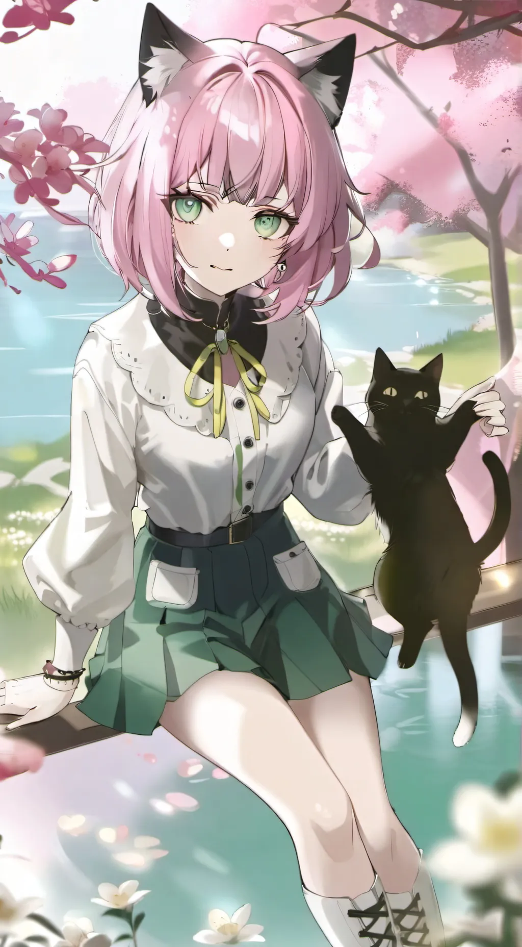 ai character: Nekotina background