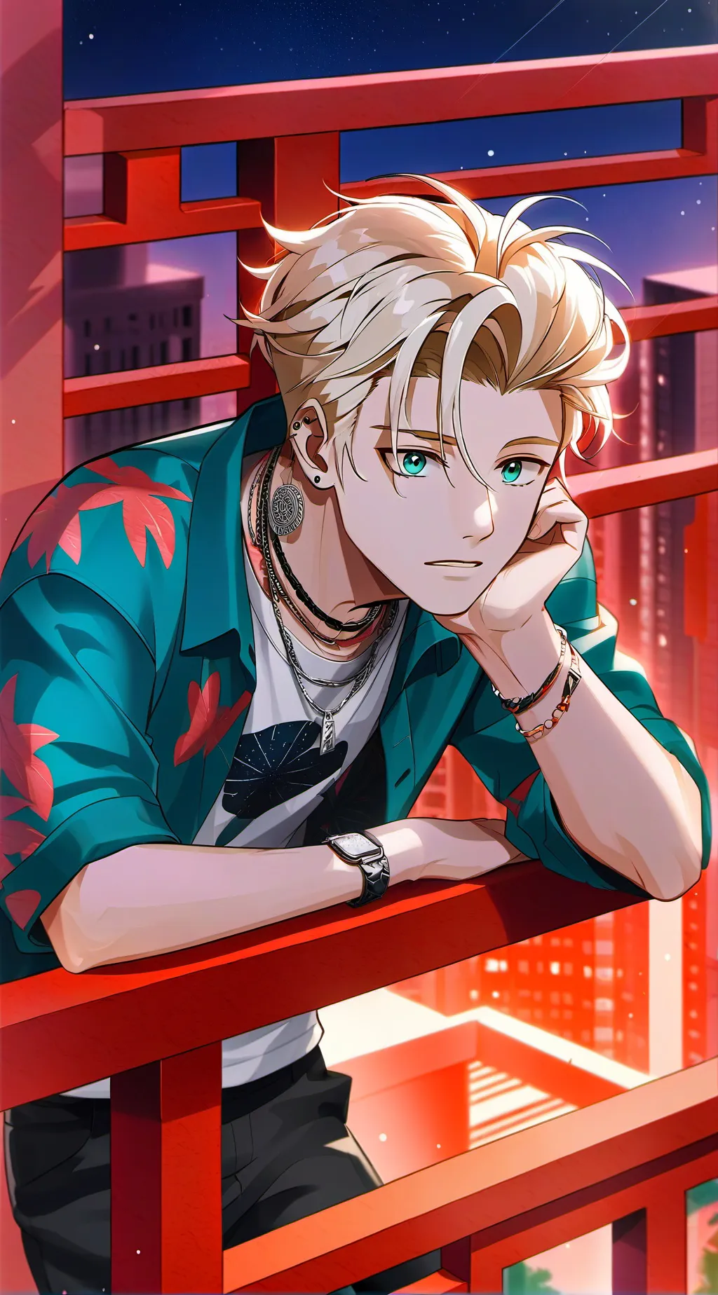 ai character: Lynx  background