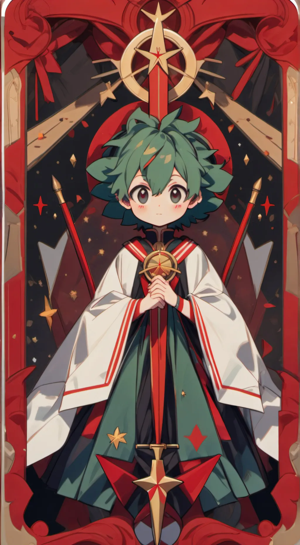 ai character: Mha McDonald's  background