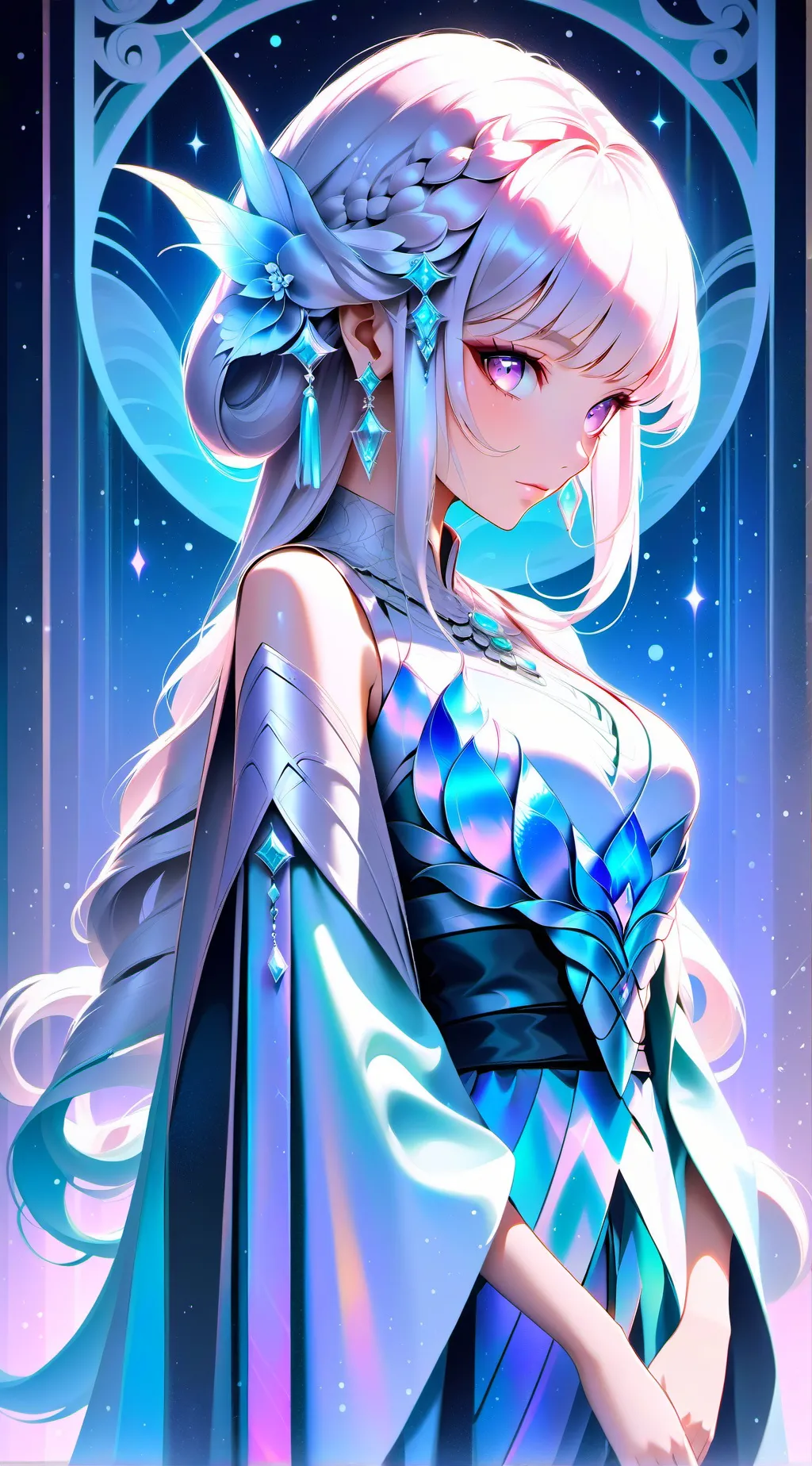 ai character: miss circle&mr car background