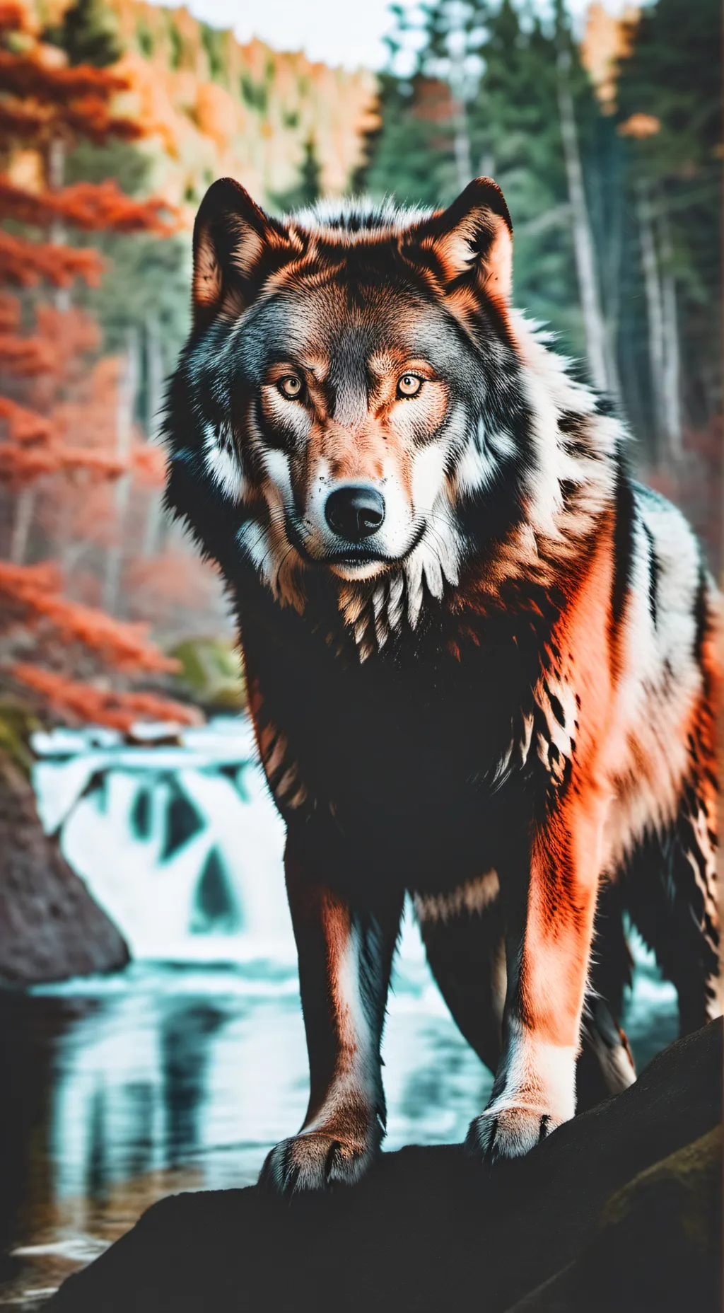 ai character: Léa  background