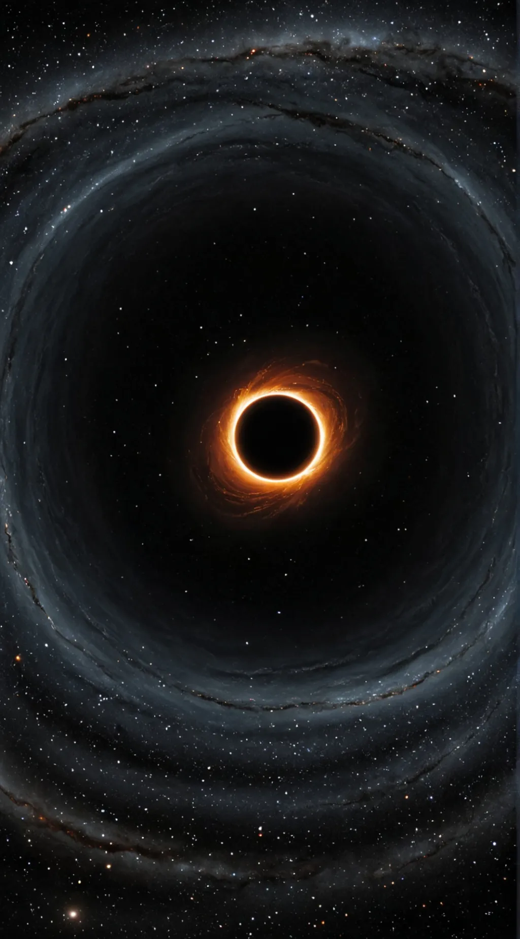 ai character: black hole background