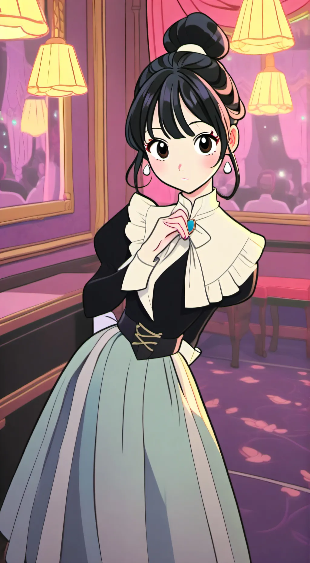 ai character: kaoruko waguri  background