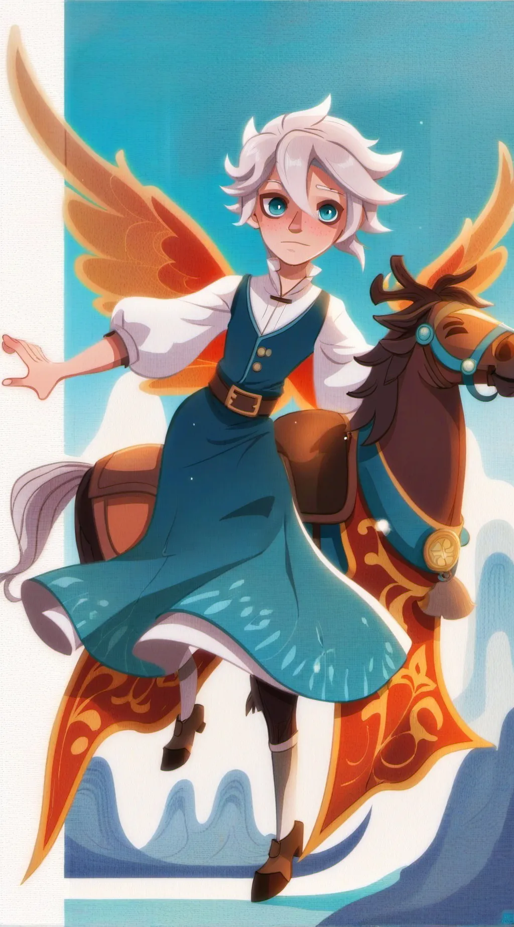 ai character: Saney/ngiyu background