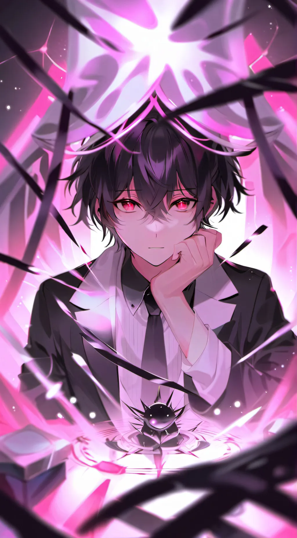 ai character: Leon background