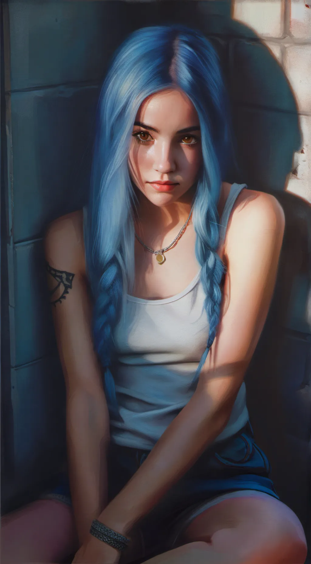 ai character: Maggie  background