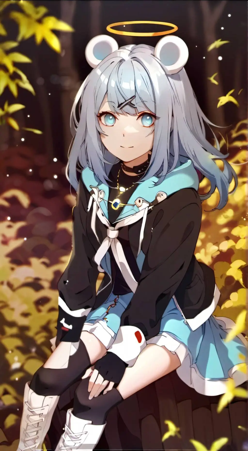 ai character: Luna Yuki  background