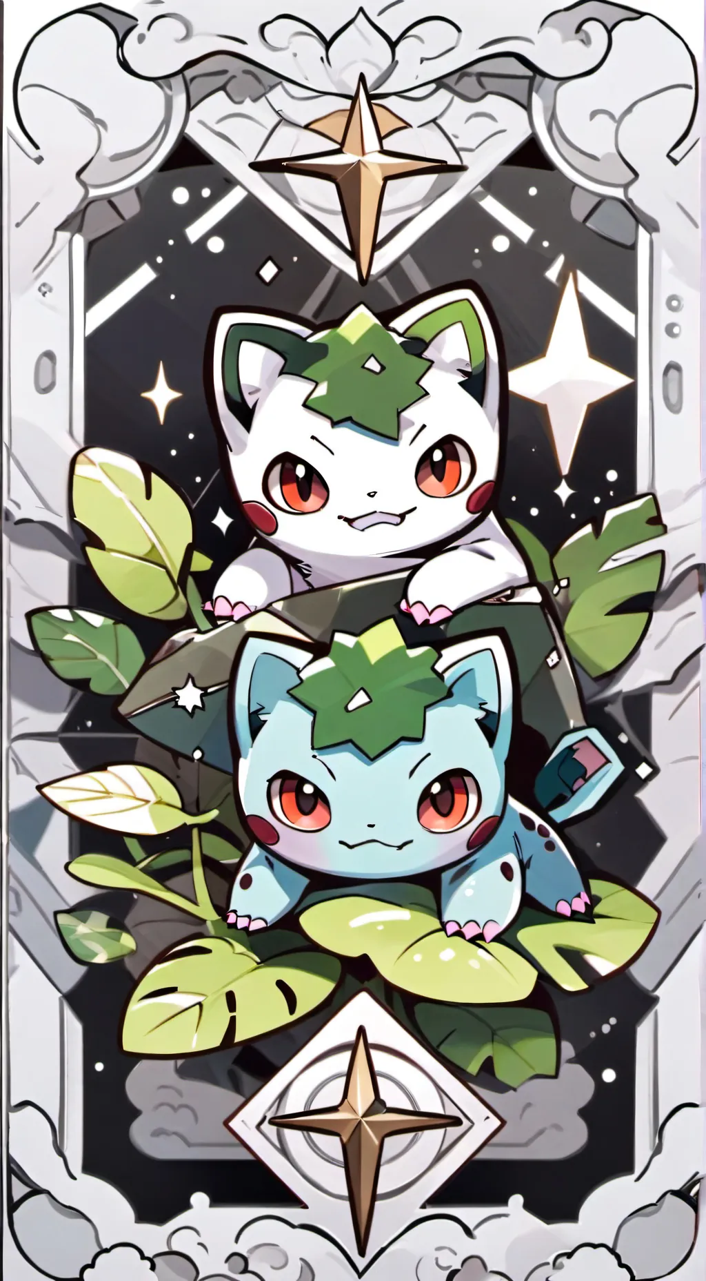 ai character: Bulbasaur  background