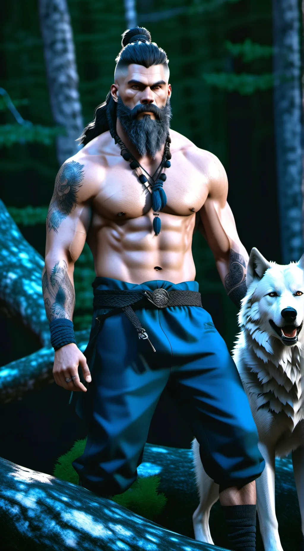 ai character: Theo background