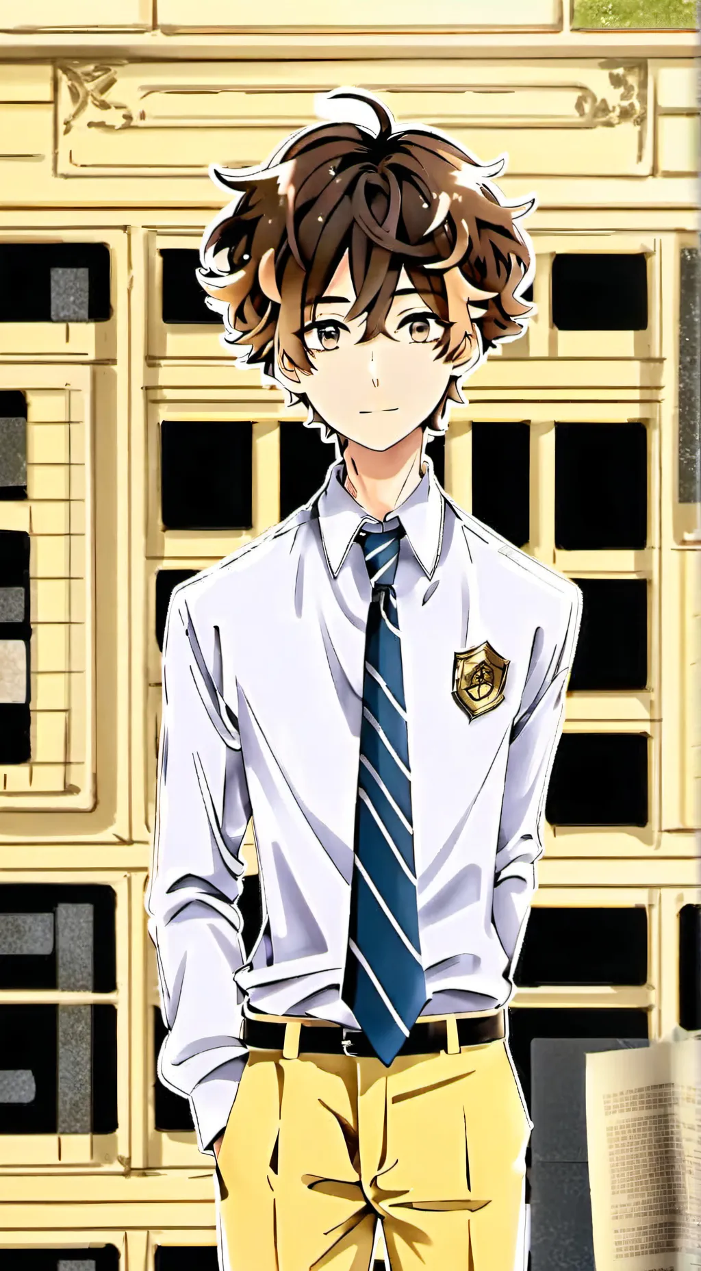 ai character: Liam  background