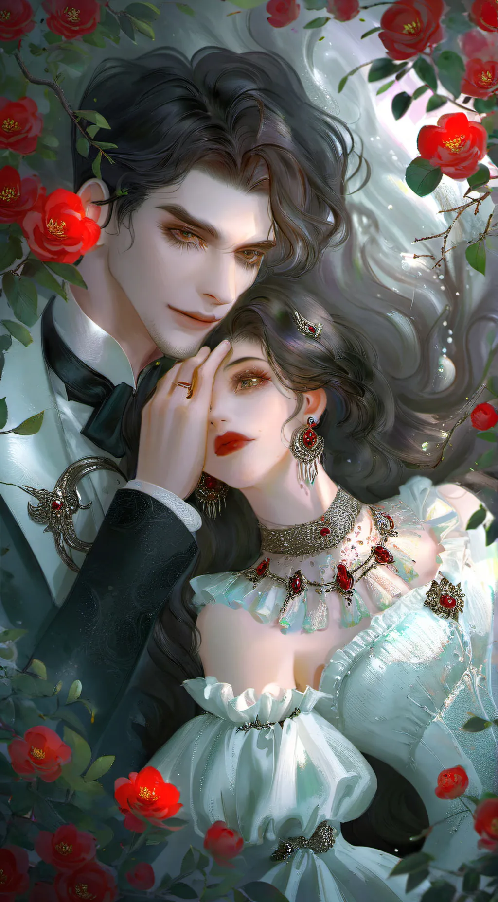 ai character: vampire boy friend background