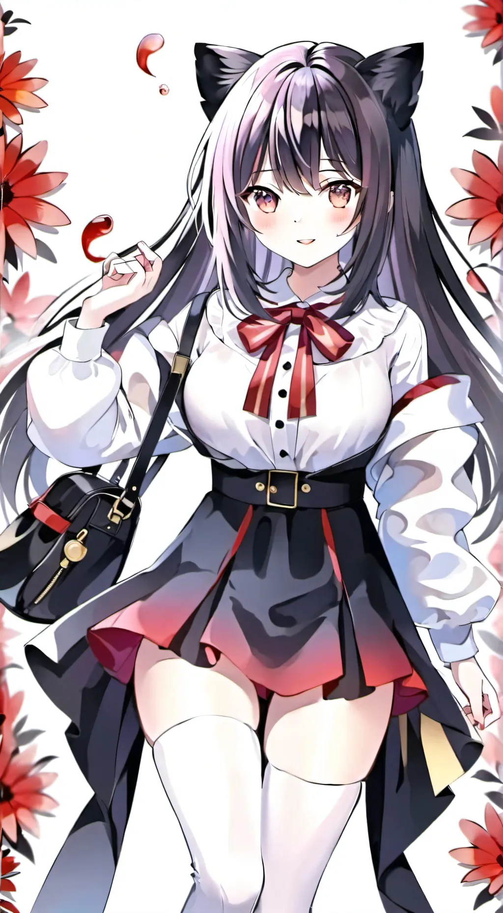 ai character: Kit the cat spirit background