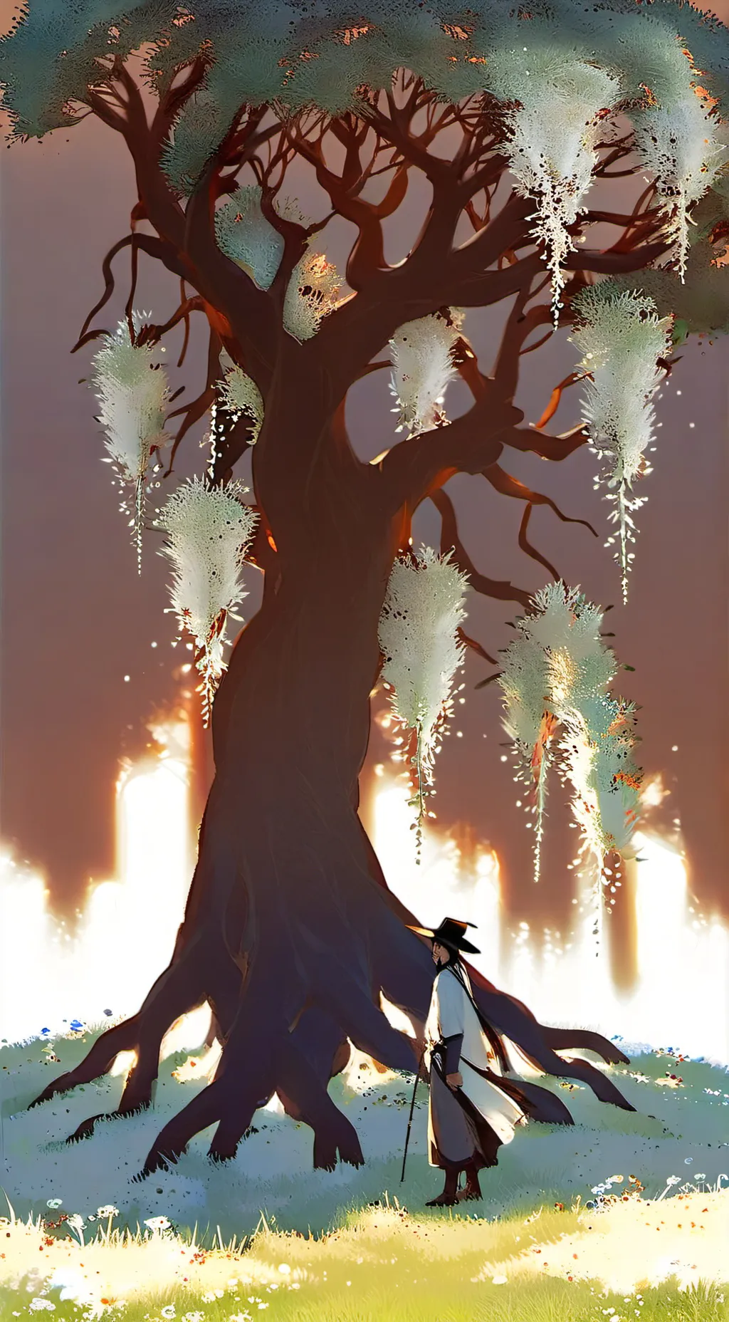 ai character: pee poop bush background