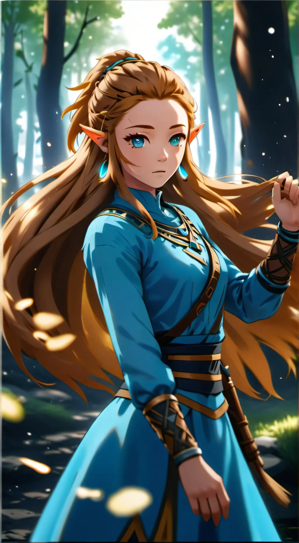 ai character: zelda/link background