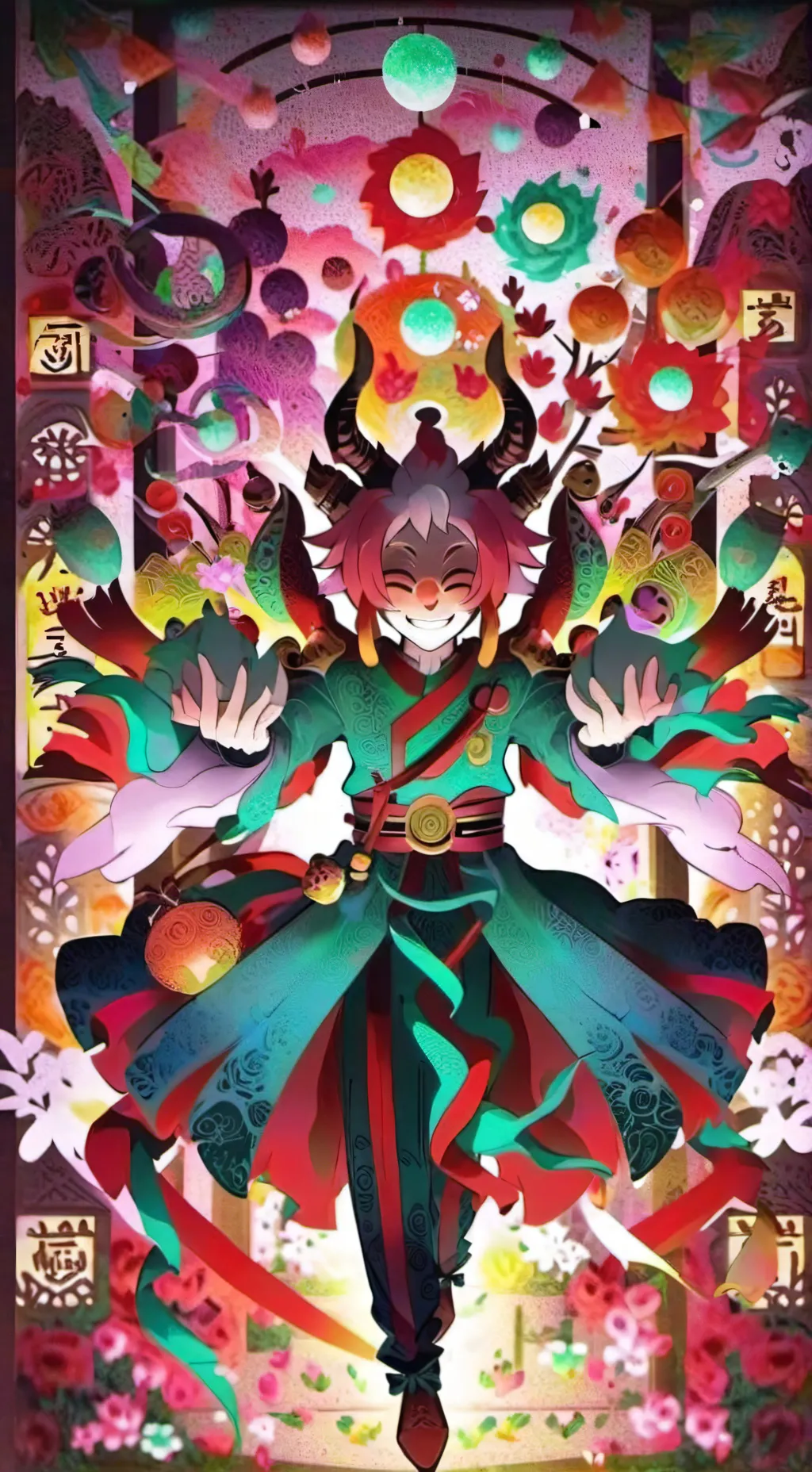 ai character: HH Y HB background