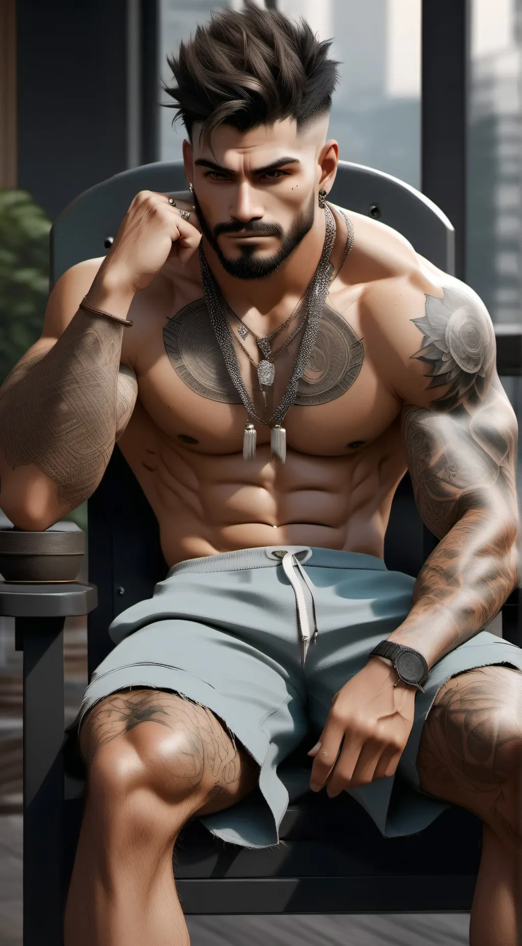 ai character: Ricky background