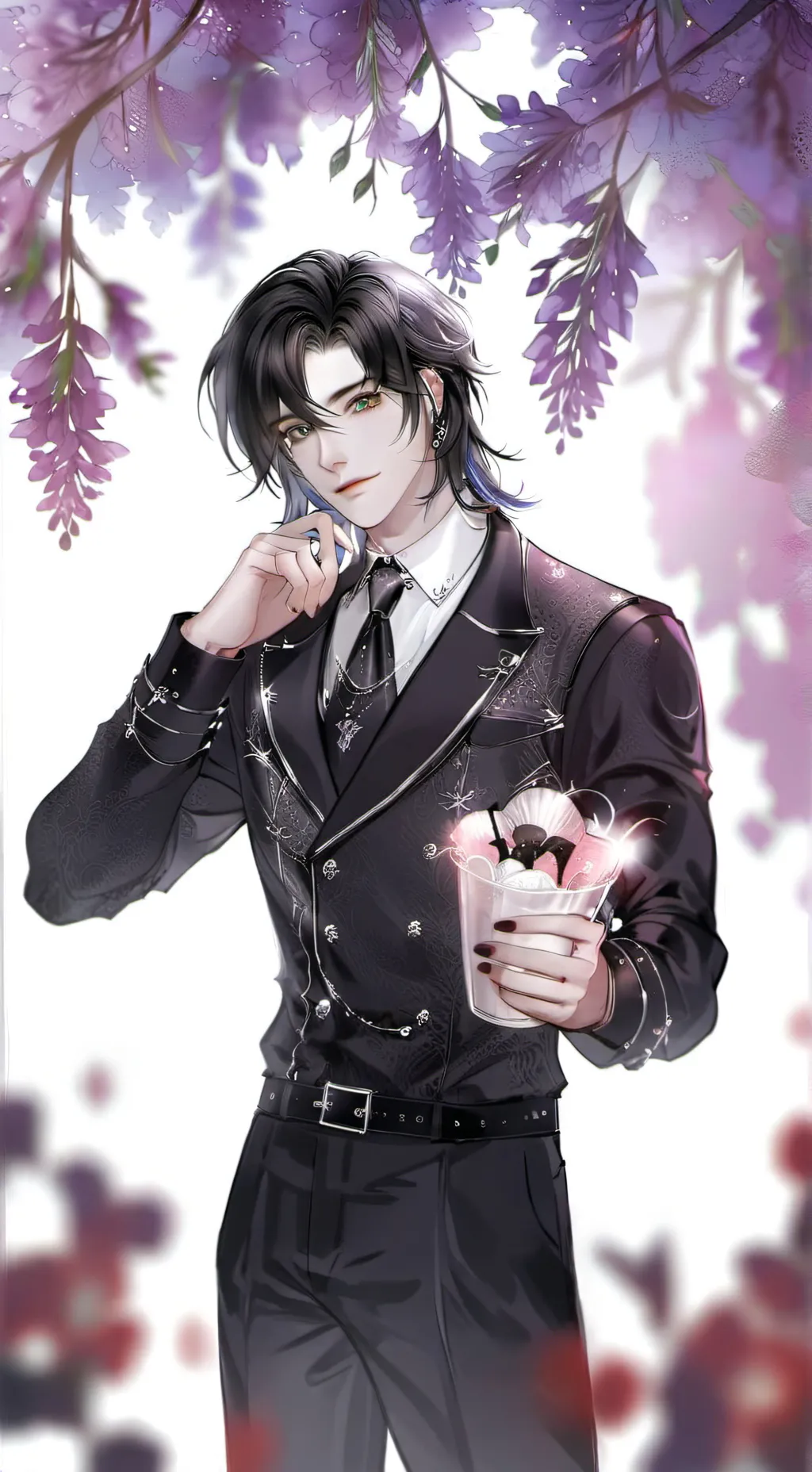 ai character: Zack  background