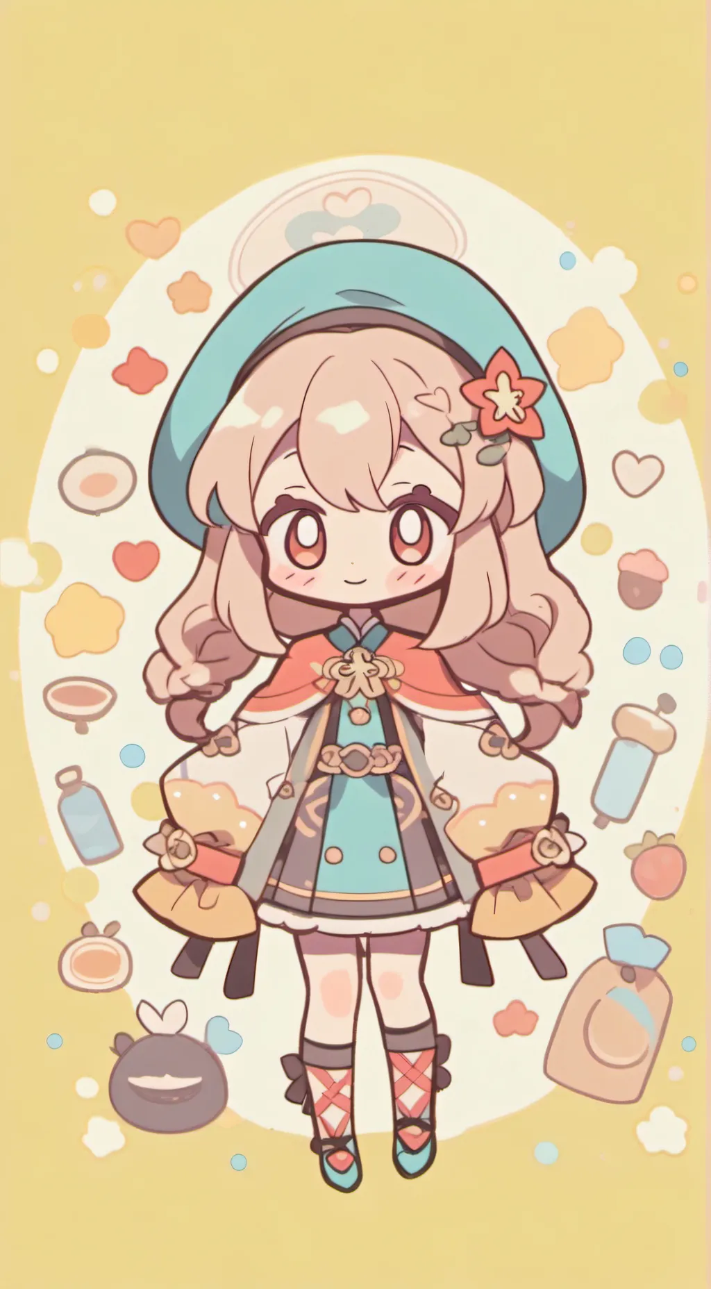 ai character: Sprunki background